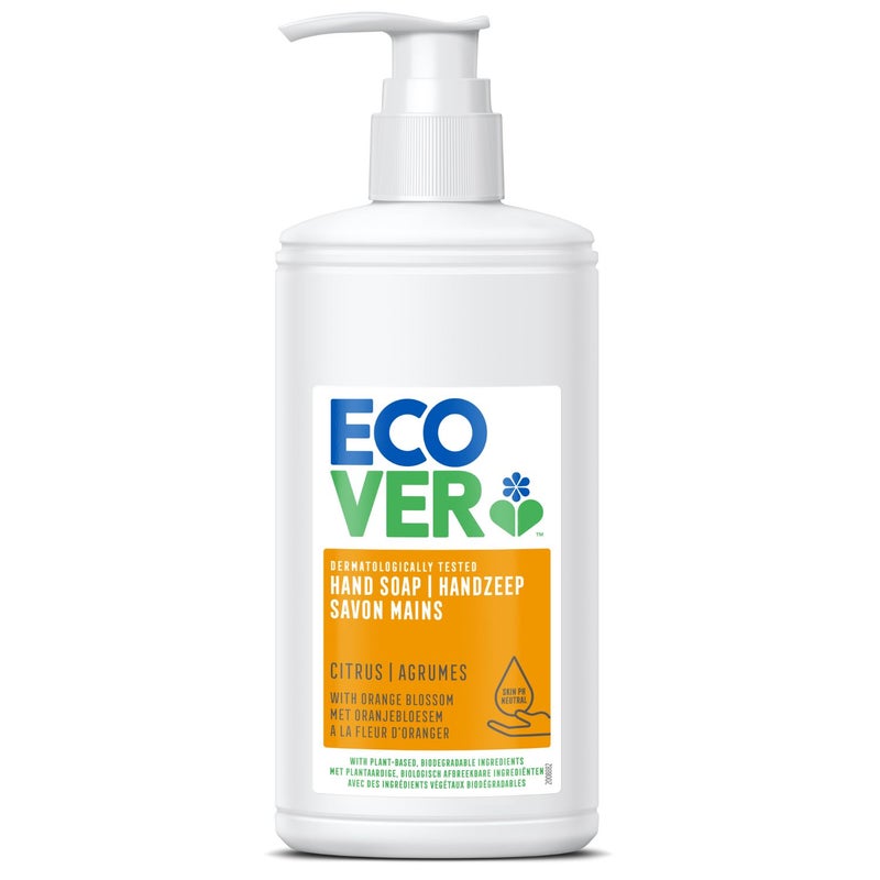 ecover Hand Soap Citrus and Orange Blossom Scent with Aloe Vera Infused - 250 ml - Image 1